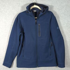 Vintage Nike ACG Therma Fleece Gooded Jacket M Full Zip Hoodie Navy 104141 Gore